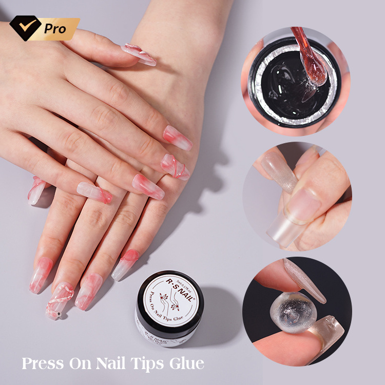 RS Press on Nail Tips Glue Nails Suppliers High Quality UV Gel Polish Nail Manufacturer