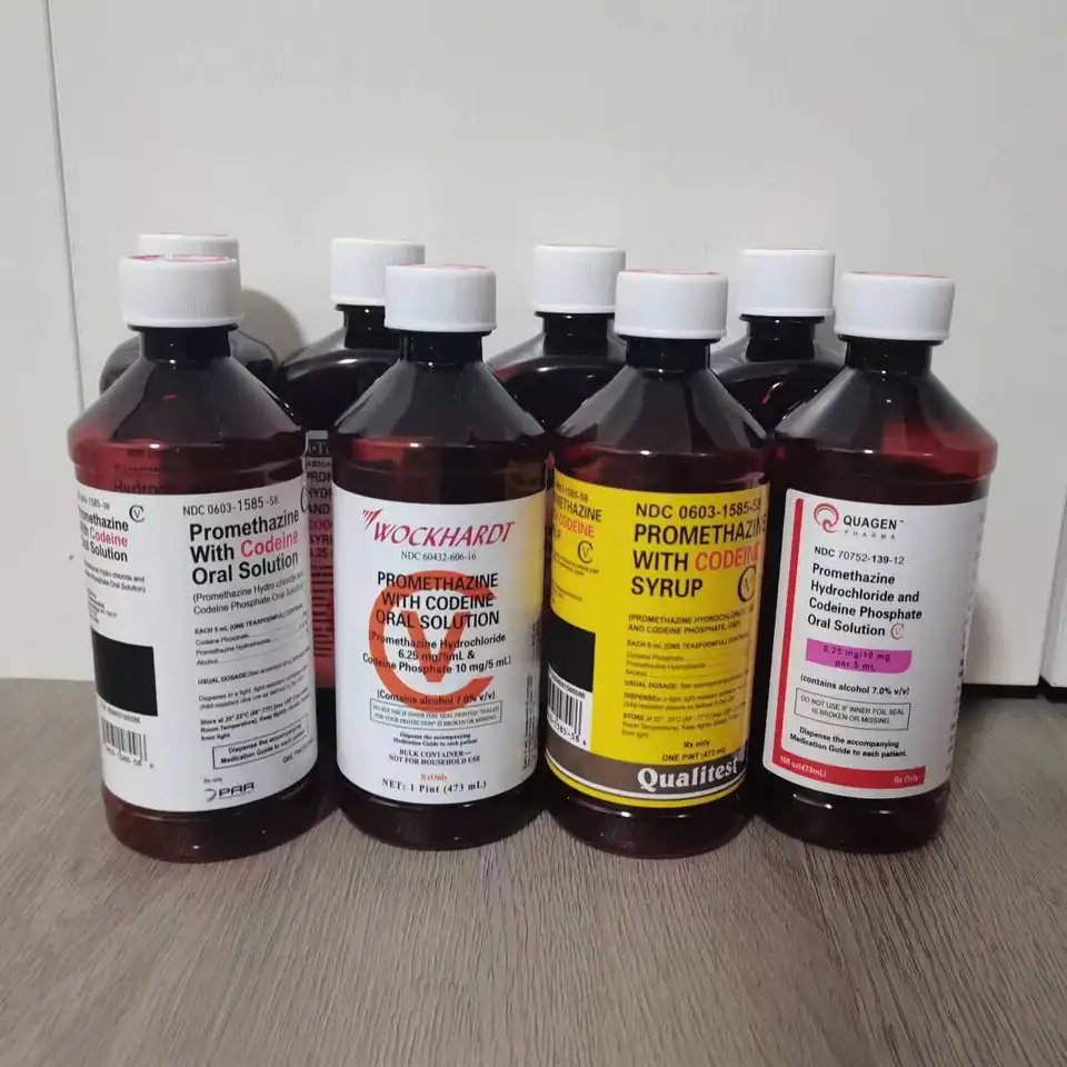 best-selling 473ml 16oz cough syrup amber plastic bottle with wockhardt qualitest tris quagen hi tech par akorn actavis labels