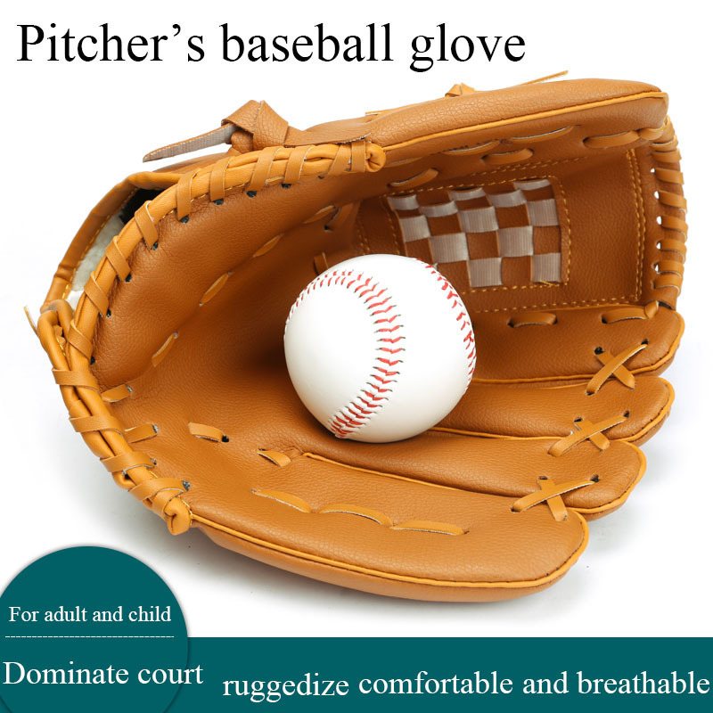 Baseball Glove Sports Batting Gloves High Quality Leather Adjustable Adult, Youth, Children