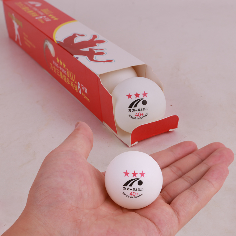 Factory Wholesale High Quality Durable ABS 3 Star Custom Logo Seamed Table Tennis Balls