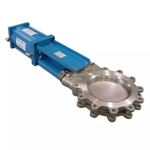 Stainless Steel Worm Gear Supplier Air Control Pneumatic Slide 2" Slide Wafer Knife Gate Valve Alloy Butt-clamp knife gate valve