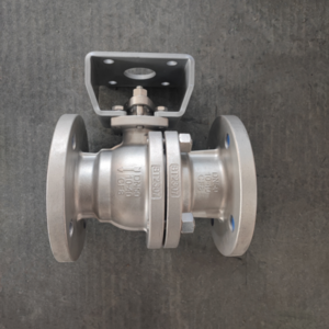 Metal Seat Stainless Steel Casting CF8 Flange Manual Ball Valve Hard Seal Silica Sol DN50 PN10 PN40 Ball Valves