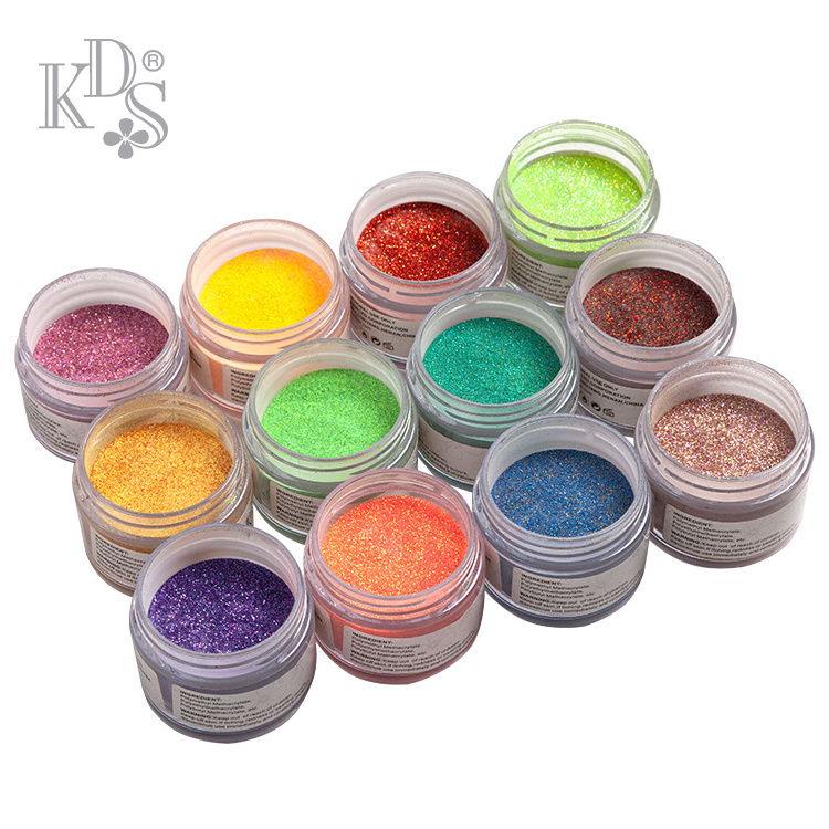 Best Glitter Bulk Quick Dry Nail Art High Quality 2020 Acrylic KDS Clear Nail Dip Powder Set