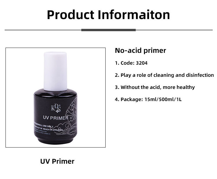 Dehydrator Acid Acrylic Soak Off Gel Polish Bonder UV Nail Primer Liquid