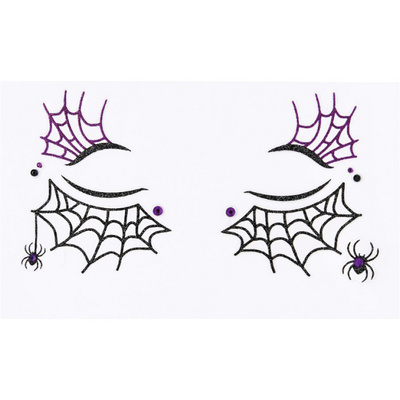 Low price Factory Wholesale Realistic Scar Ghost Atmosphere Masquerade Waterproof Temporary Halloween Makeup Face Tattoo Sticker