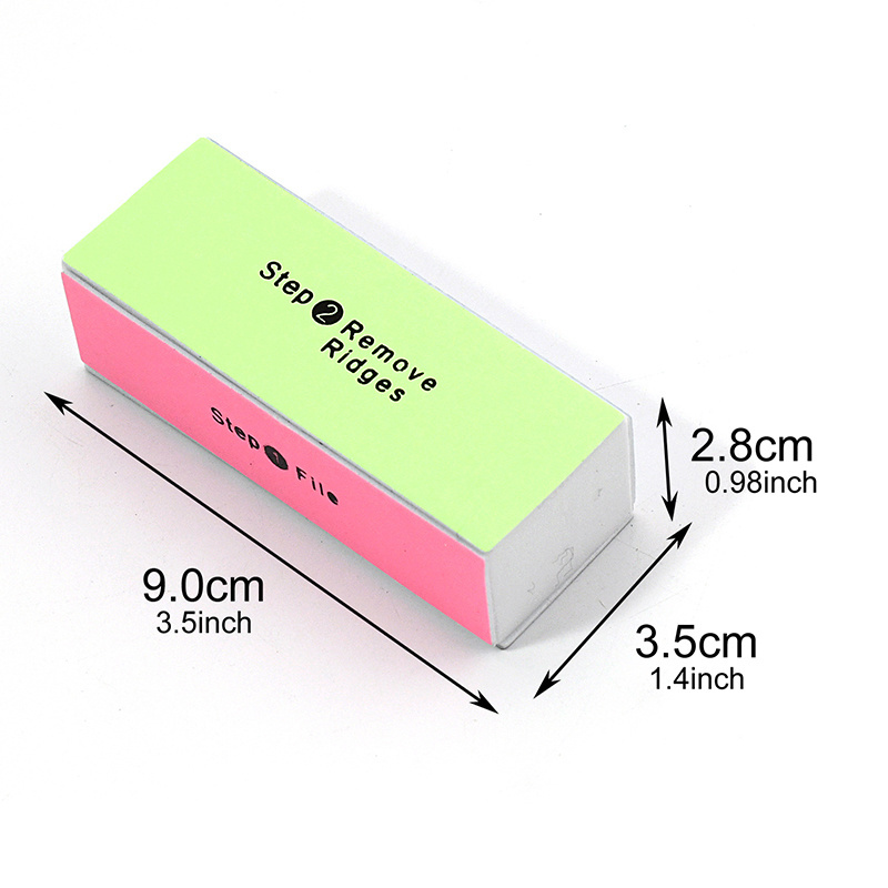 10PCS Stock Step 4 Buff Four Way Buffer Blocks Cuboid Square Soft Sponge Steps 4 Polish&Shine