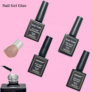 Custom Logo Acrylic Artificial Press On Nail Tips Gel Glue Mini Bond 2g 7g  Nail Glue  Soft Gel Nail Glue