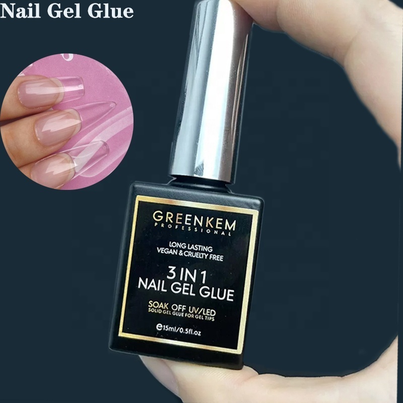 Strong False Nails Bonding Nail Glue Professional Private Label Adhesive Gel Polish Art Gel Nail Glue