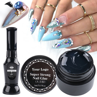 Strong Nail Glue Super Sticky Adhesive UV Gel Nail Polish For Rhinestone Crystal Gem Jewelry DIY Manicure Rhinestone Nails Glue