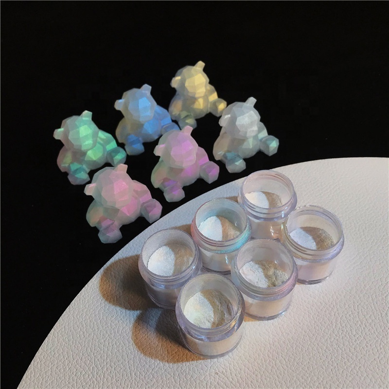 5g Nail Acrylic Powder Light Color Aurora Dropped Adhesive Manicure Professional Powder Acrylic Powder