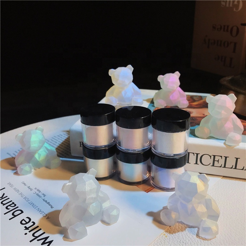 5g Nail Acrylic Powder Light Color Aurora Dropped Adhesive Manicure Professional Powder Acrylic Powder