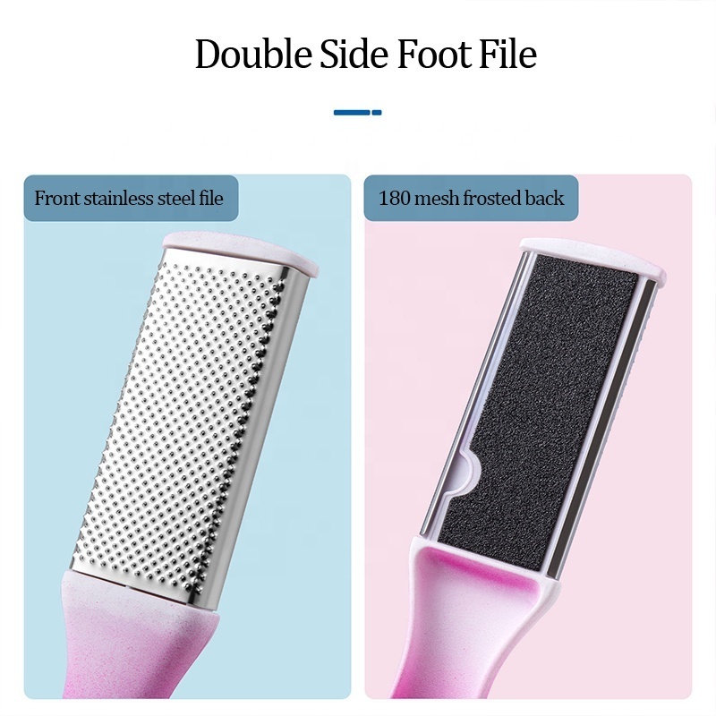 1pcs Double Side Foot File Rasp Professional Heel Grater Hard Dead Skin Callus Remover Pedicure File Foot