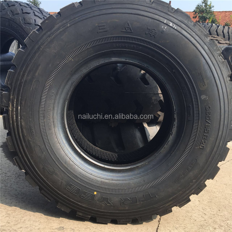 armored vehicle tyre 305/80R20 335/80R20 Triangle Tire Full wire vacuum tires