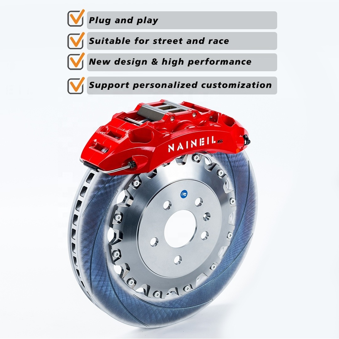 high performance 6 piston naineil brake new ns6 racing brake caliper 6 pot big brake kit for bmw e60 f10 m5 e70 f15 x5