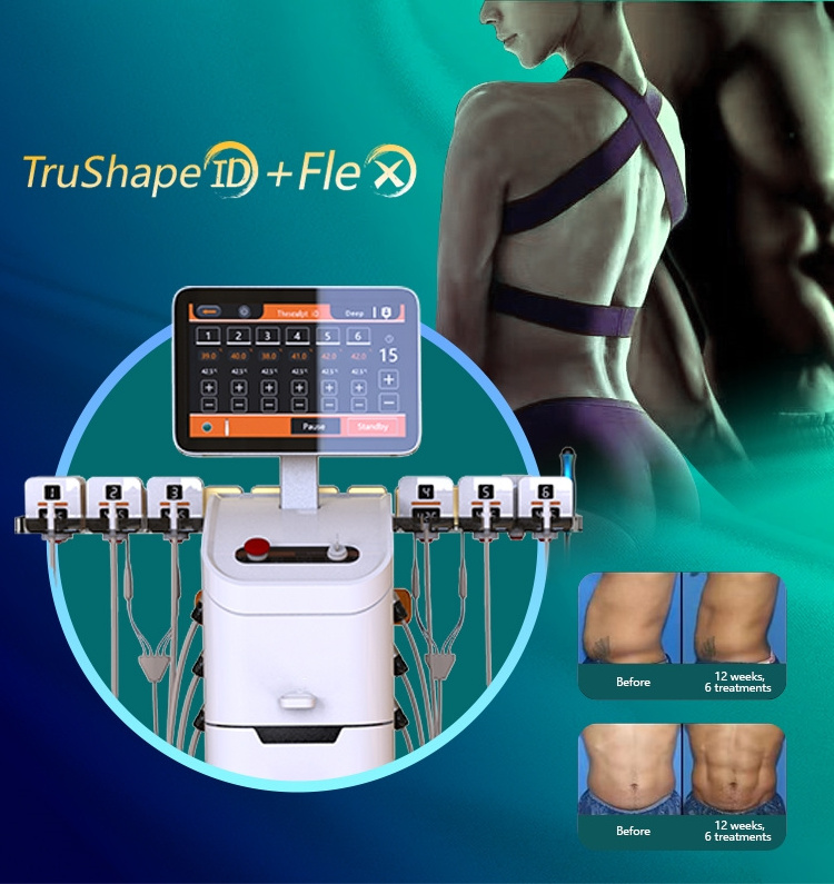 CE Approved EMS+RF Tru Slimming Machine Trushape ID Flex Machine Trushape ID And Flex