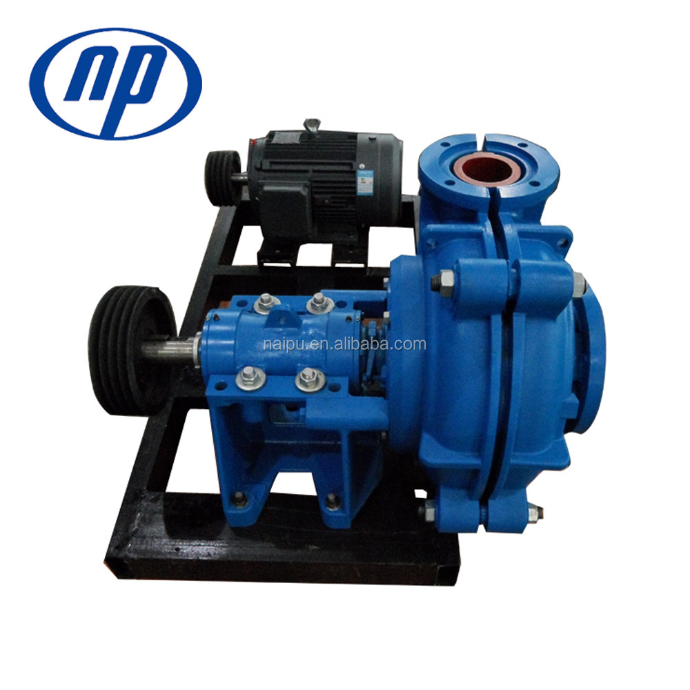 100ZJ Professional Manufacturer Hard Liquid Slurry Pump to Feed Tailing Thickener