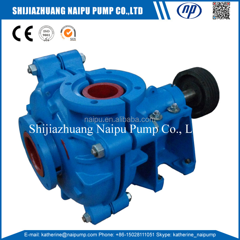 100ZJ Professional Manufacturer Hard Liquid Slurry Pump to Feed Tailing Thickener