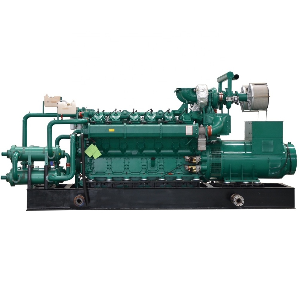 Industry power 1MW 10mw 1000kva natural gas generator consumption