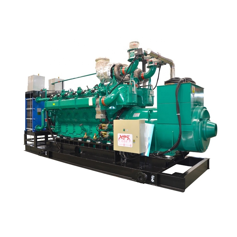 Industry power 1MW 10mw 1000kva natural gas generator consumption