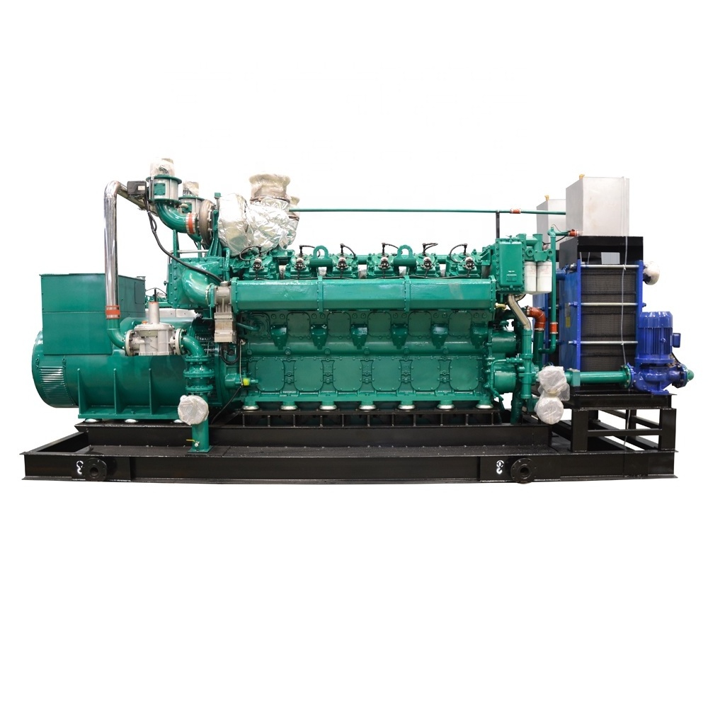 Industry power 1MW 10mw 1000kva natural gas generator consumption