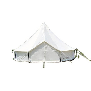 Outdoor Oxford Luxury High Quality Cotton Canvas 4M Waterproof Camping Yurt Glamping Bell Tent for sale