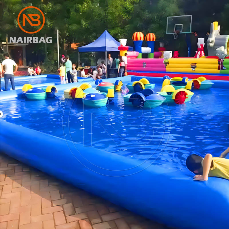 Portable Giant Inflatable Swimming Pool Kids Adults Airtight Blow Up Pools For Bumper Boat And Water Walking Ball