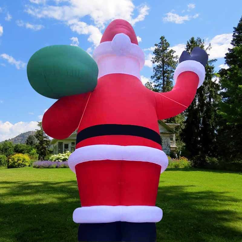 40 Foot Santa Inflatable Model Christmas Decorations Holiday Outdoor Large Cartoon Xmas 40ft Inflatable Santa Claus