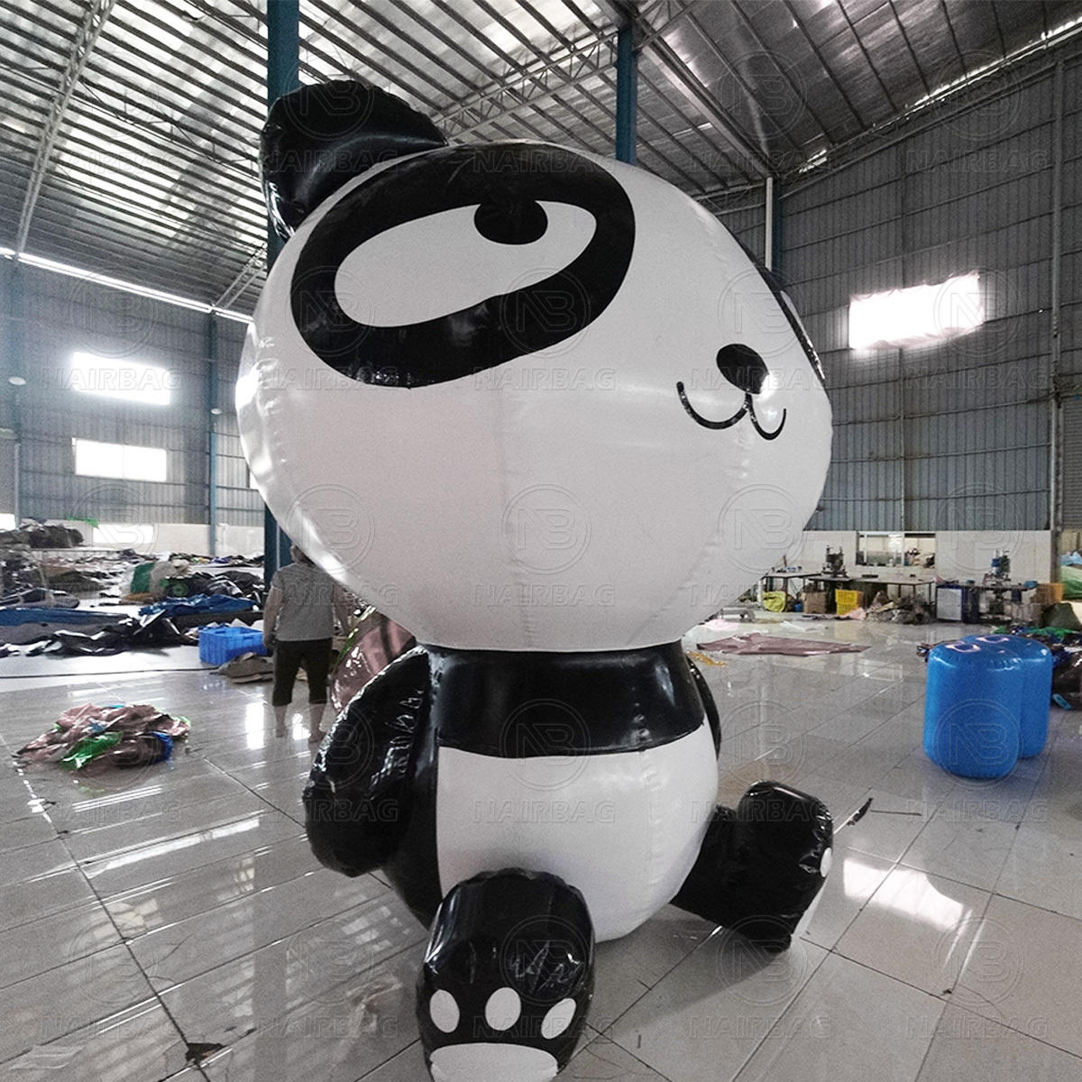 Giant Inflatable Decoration Kung Fu Panda Inflatable Mascot Cartoon Model For Outdoor Event Advertising