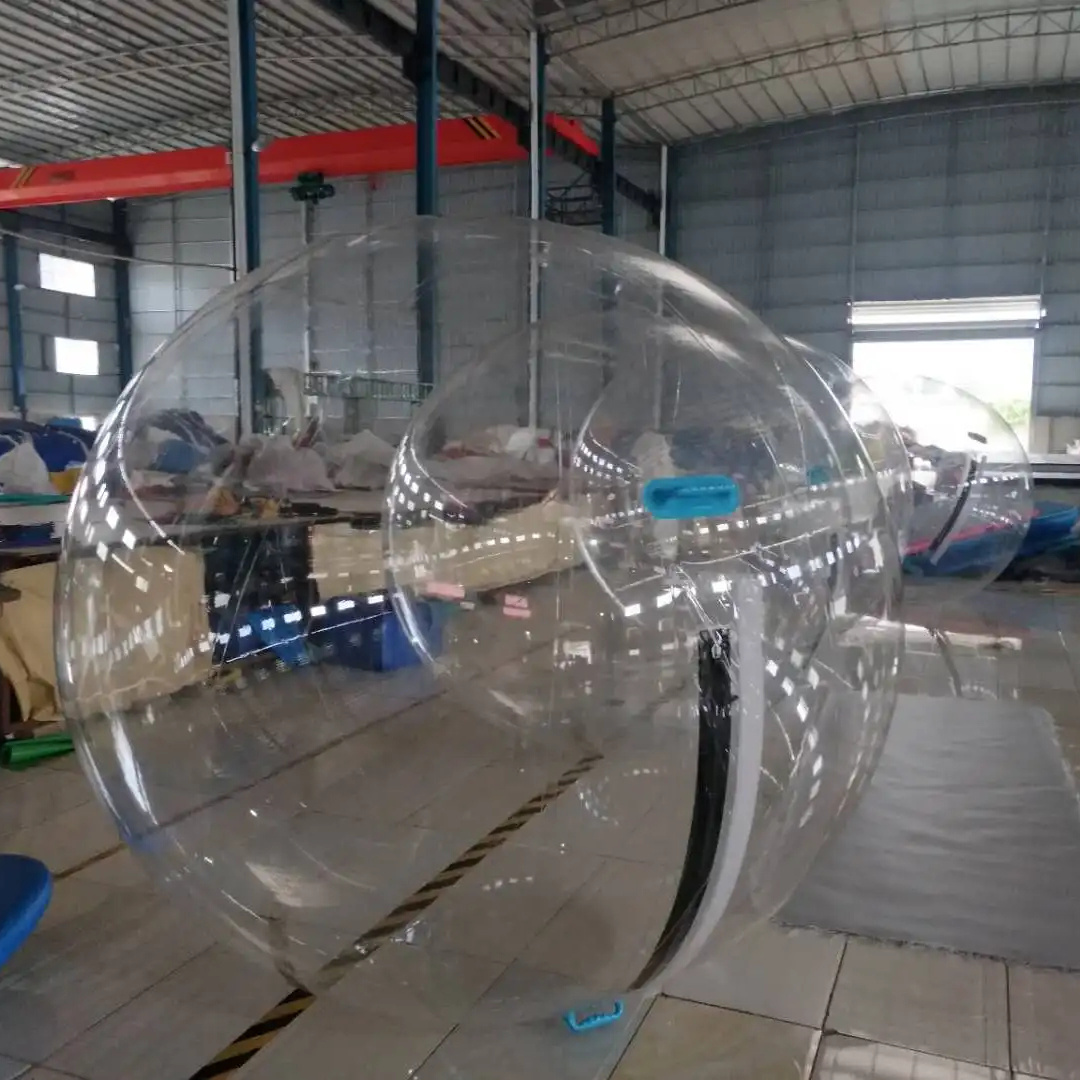 Inflatable Water Ball Transparent Floating Inflatable Sphere Bubble Ball Sport Game Rolling On Ground