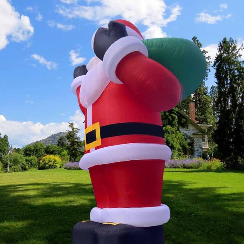 40 Foot Santa Inflatable Model Christmas Decorations Holiday Outdoor Large Cartoon Xmas 40ft Inflatable Santa Claus