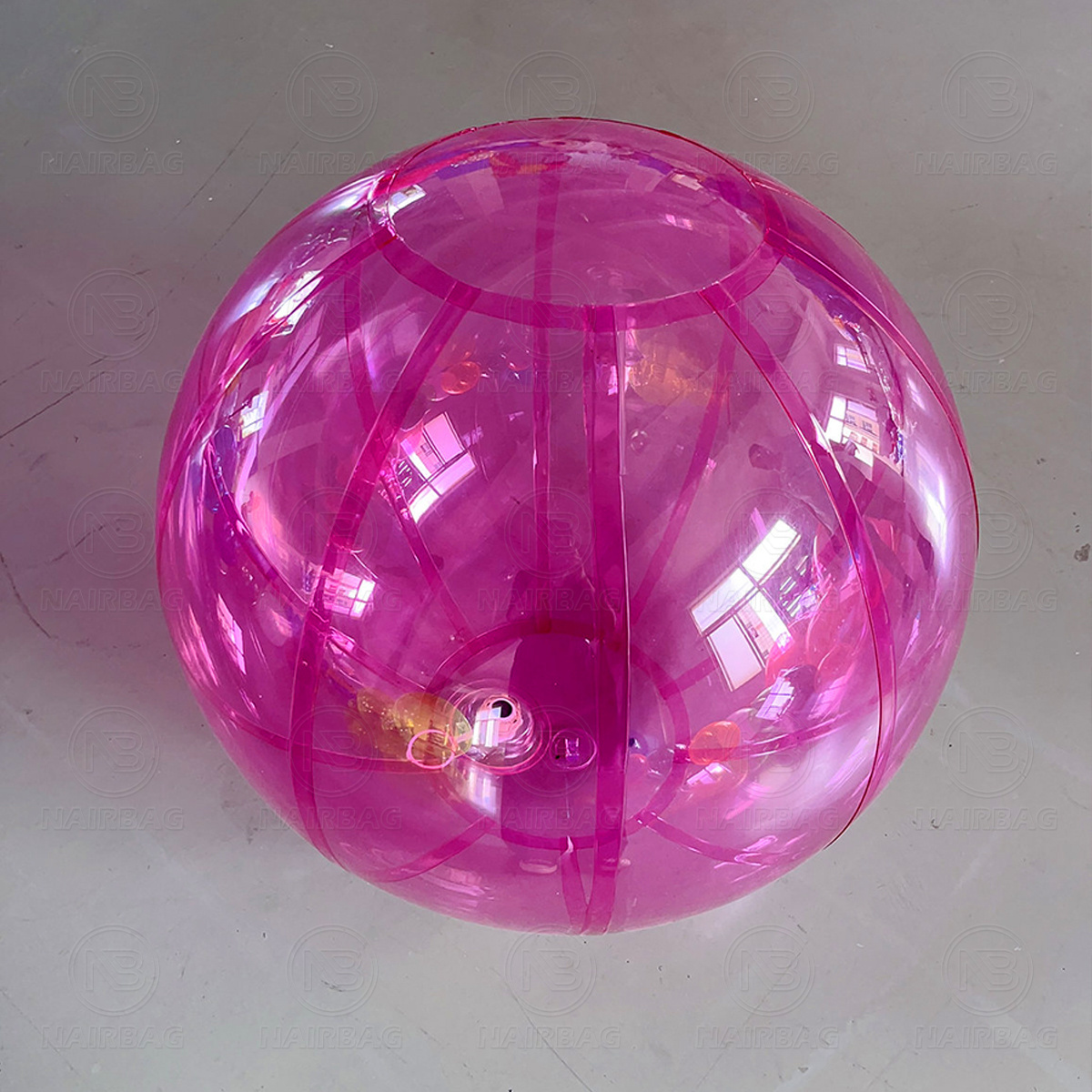 Big Inflatable Chrome Colored Orbs Transparent Crystal Blow Up Pink Clear Giant Transparent Bubble Ball For Party Christmas