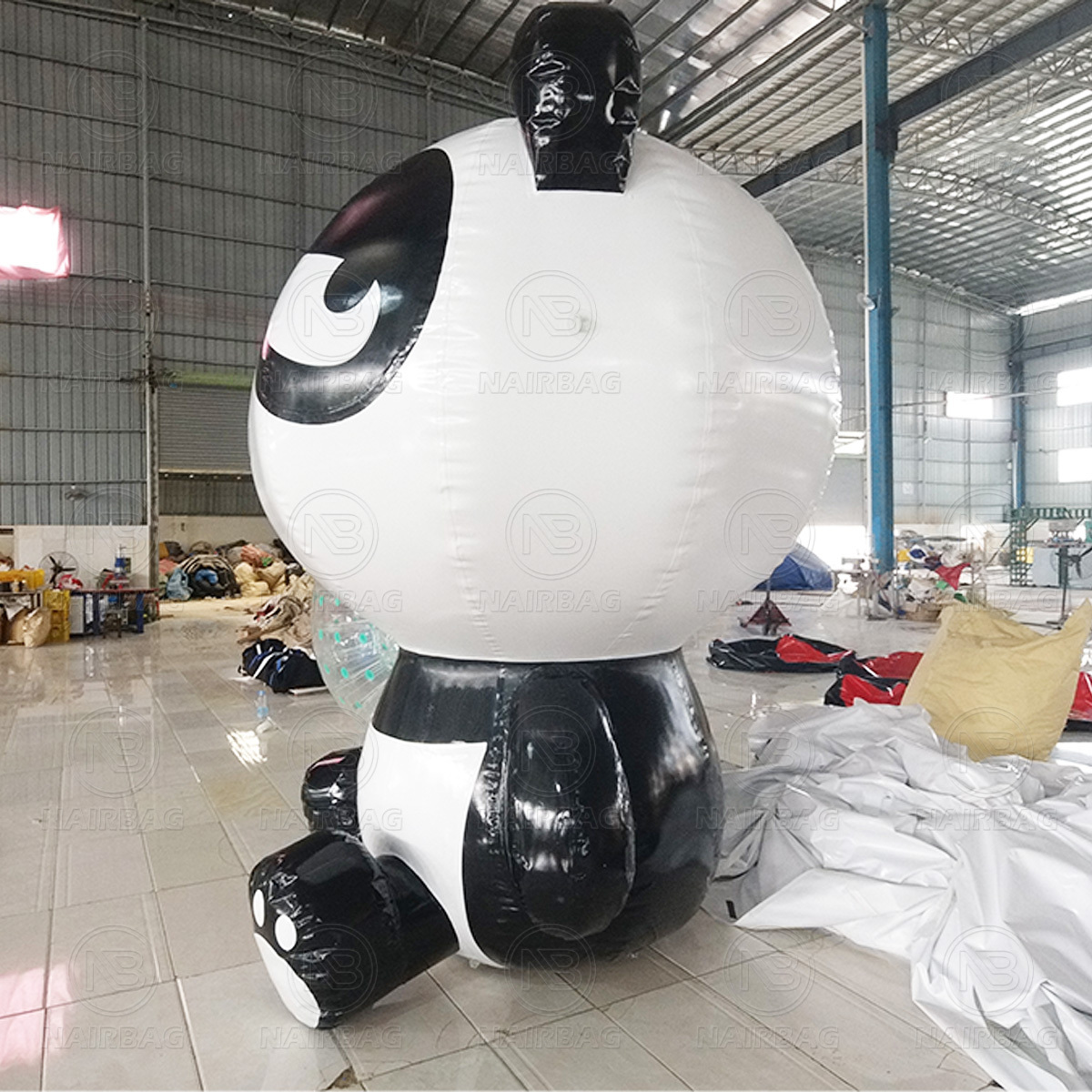 Giant Inflatable Decoration Kung Fu Panda Inflatable Mascot Cartoon Model For Outdoor Event Advertising