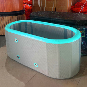 Quick Set Up Portable Ice Bath inflatable Cold Plunge Tub For Ice Bath portable Pvc Inflatable Bath Tub Recovery Cold Ice Pool