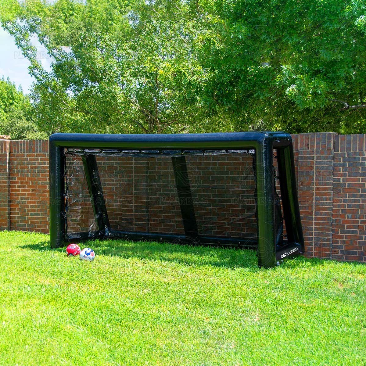 Inflatable Soccer Shooting Goal Posts Outdoor Sports Games Mobile Training Pop Up Football Hitting Golf ball Goal with Nets