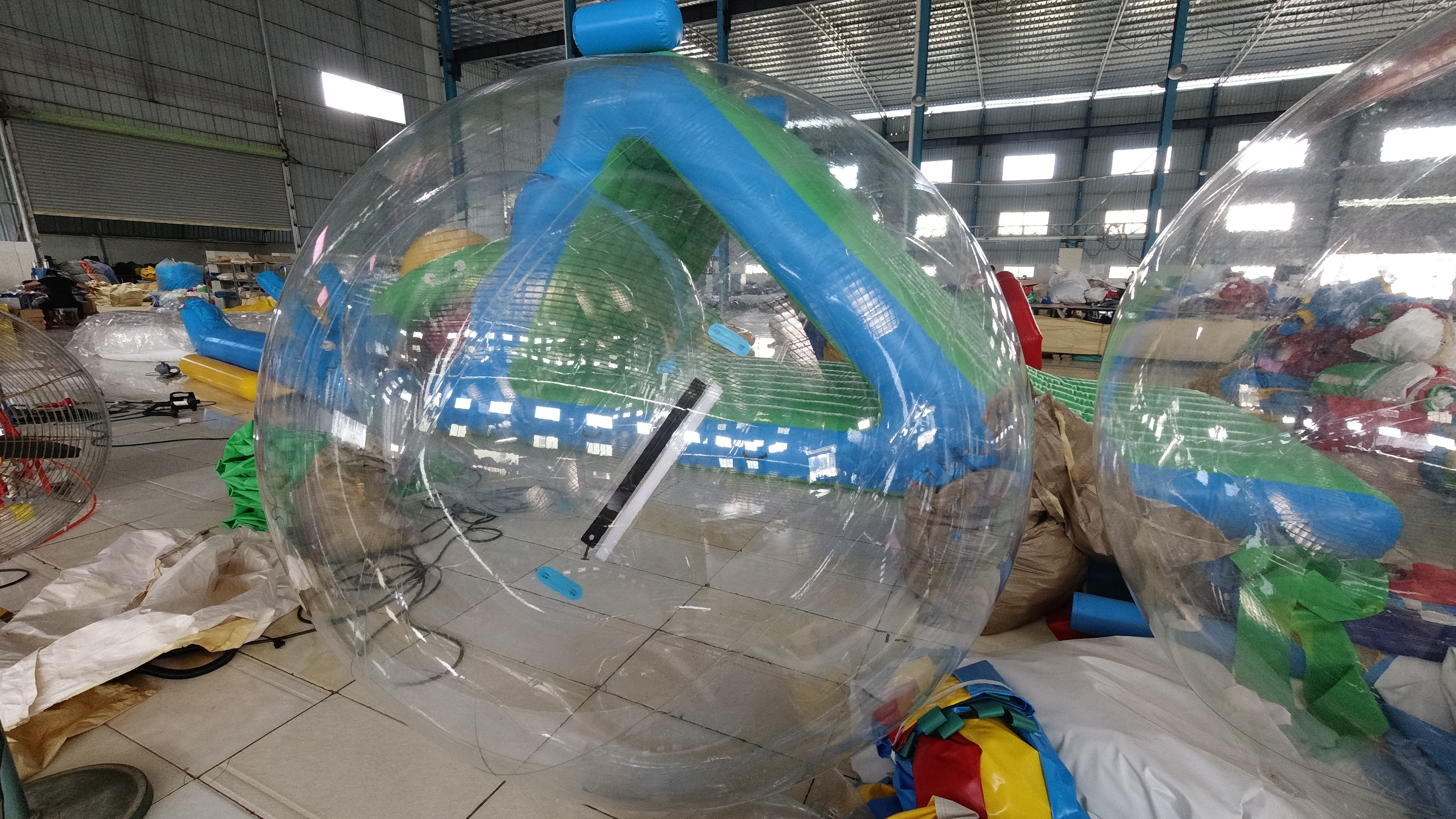 Inflatable Water Ball Transparent Floating Inflatable Sphere Bubble Ball Sport Game Rolling On Ground