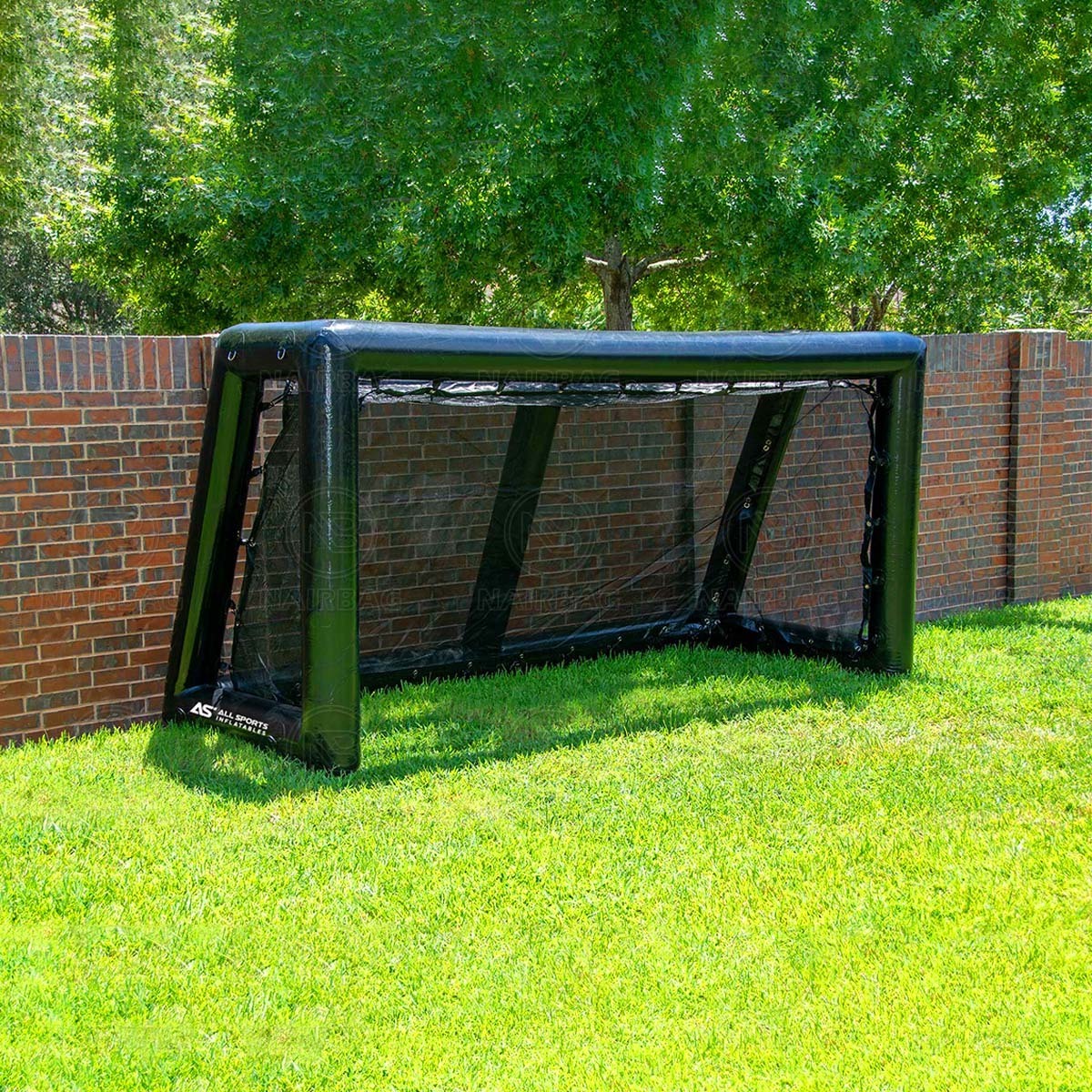 Inflatable Soccer Shooting Goal Posts Outdoor Sports Games Mobile Training Pop Up Football Hitting Golf ball Goal with Nets