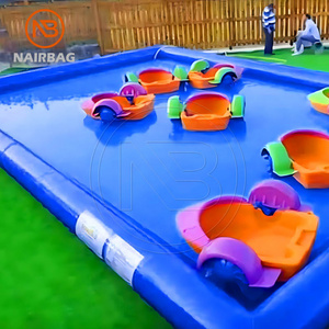 Portable Giant Inflatable Swimming Pool Kids Adults Airtight Blow Up Pools For Bumper Boat And Water Walking Ball