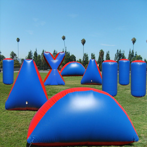 Outdoor Sports Arena Game Shooting Paintballs Obstacles Inflatable Bunker