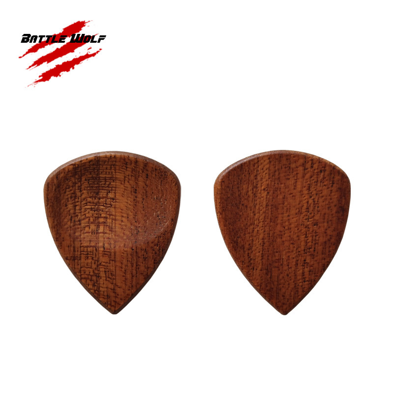 2.3-2.8mm 100% Wooden Factory Price High Quality Blank Wholesale Wood Guitar Picks Support Custom Online Store Supplier