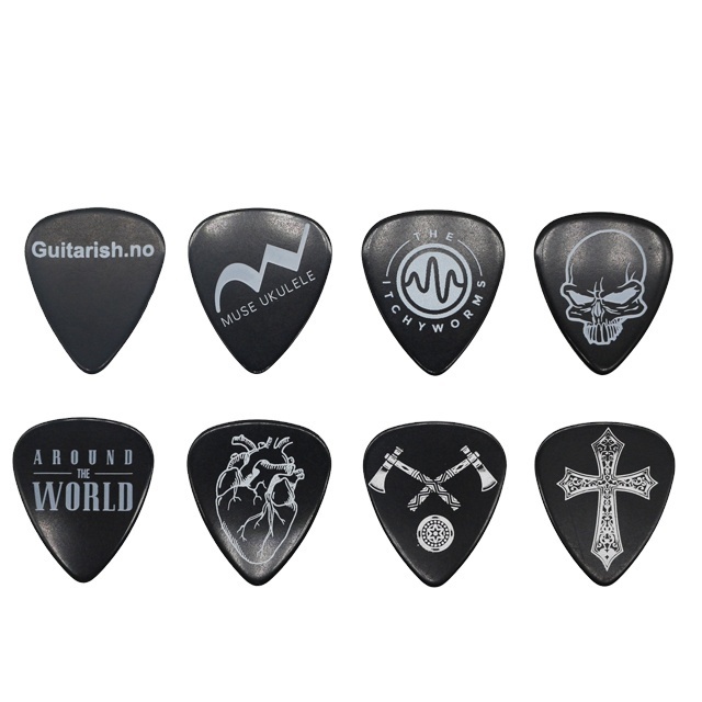 Support Custom Design Image 0.46mm 0.71mm 0.88mm 0.96mm 1.2mm 1.5mm Celluloid Material OEM Guitar Pick E-commerce Supplier