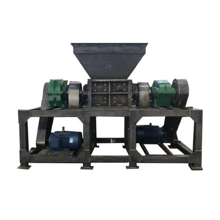 Waste hard plastic crusher small used pet recycling machine rubber tire shredder/grinder/crusher for sale