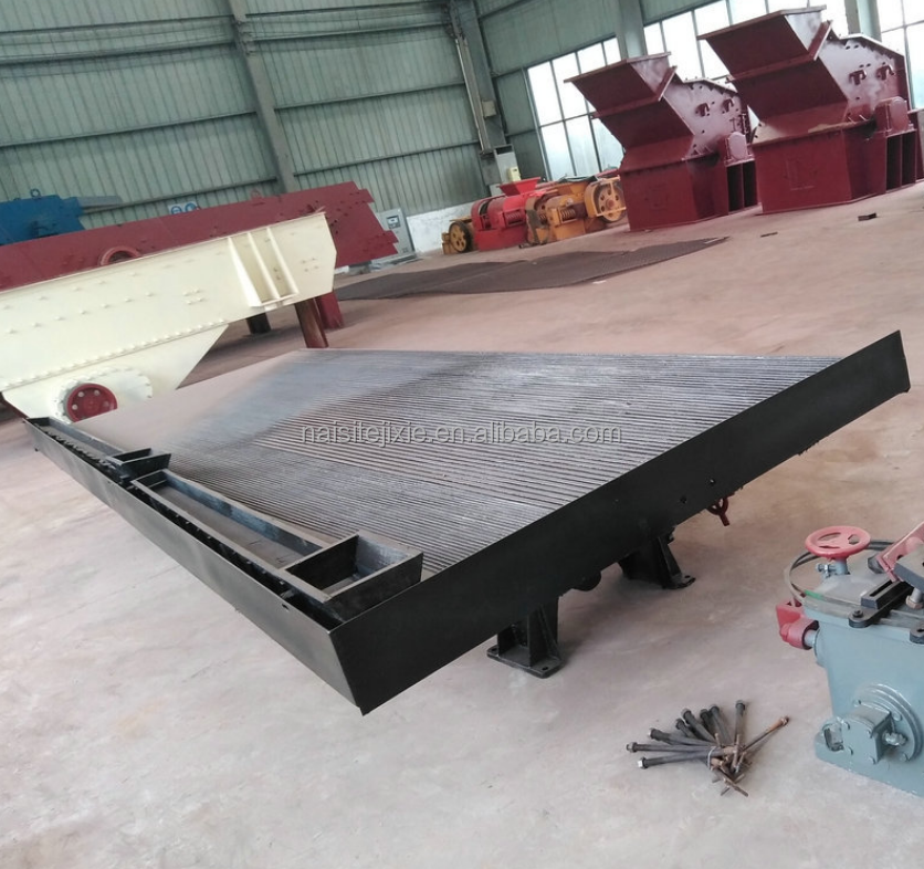 gold silver ore selection shaker table vibrating shaking table