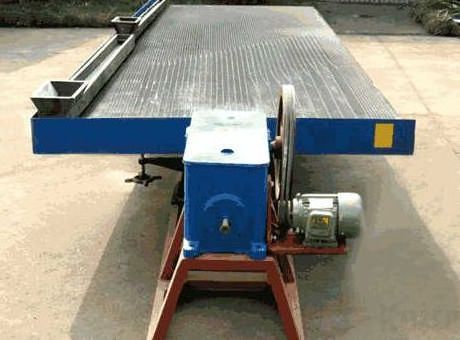 gold silver ore selection shaker table vibrating shaking table