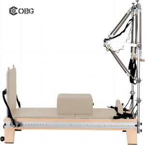 Hot Sell High Quality Low Price Half Trapeze Pilates Reformer Tower Maple Wood Pilates Bed Reformer Half Trapeze Full Track