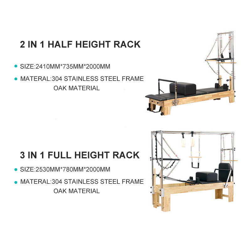 High Quality with Low Price High Leg Pilates Reformer Machine Of Maple Reformer Cheap Reformer Pilates Equipment