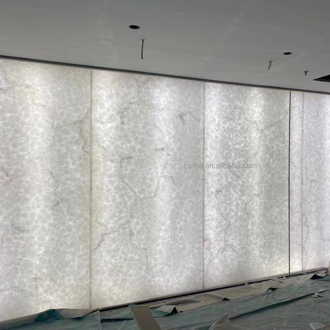 Translucent Resin Panel Man Made Artificial Stone