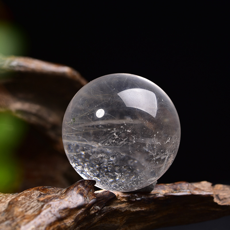 wholesale crystal ball ornaments earth crystal glass ball 50mm crystal ball