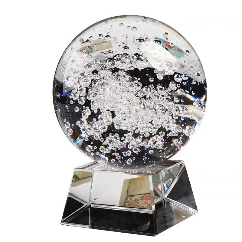 New Style Wholesale 3D Laser Engraving Crystal Ball K9 Crystal Glass Ball