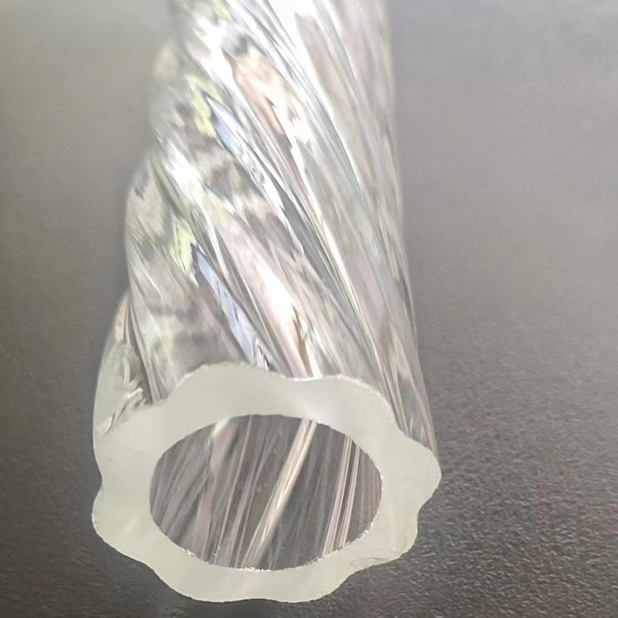 Highly Transparent Pm ma Acrylic Clear Led Light Diffuser Pipes Plastic Tubes For Decoration