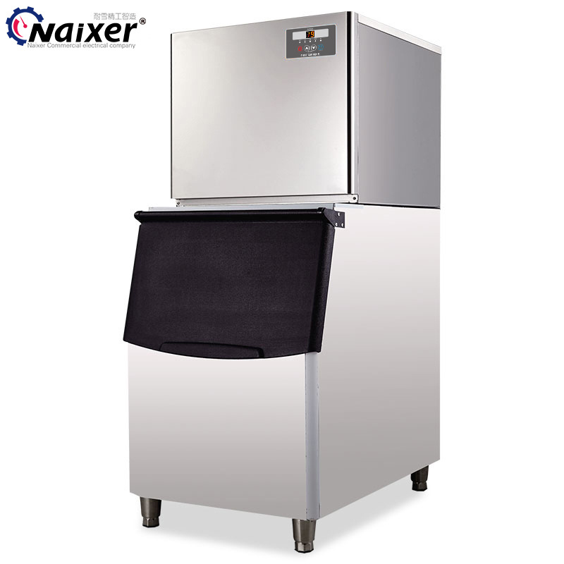 Water Business Crystal Big Portable Restaurant Ice Machine For Juice